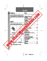 Ver CD-E600H pdf Manual de operación, extracto de idioma alemán.