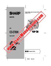 Ver CD-E700H pdf Manual de operaciones, checo