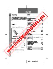 Ver CD-E700H pdf Manual de operación, extracto de idioma alemán.