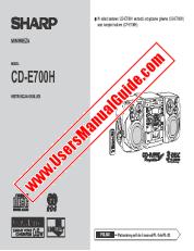 Ver CD-E700H pdf Manual de operaciones, polaco