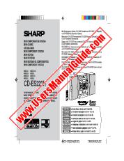 View CD-ES222H pdf Operation Manual, extract of language German