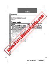 View CD-ES600V pdf Operation Manual, extract of language French