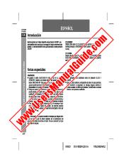 View CD-G10000V pdf Operation Manual, extract of language Spanish