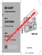 Ansicht CD-M10000W/M10000 pdf Bedienungsanleitung, Russisch