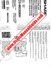 View CD-MD3000H pdf Operation Manual, extract of language English