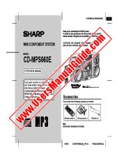 View CD-MPS660E pdf Operation Manual, English