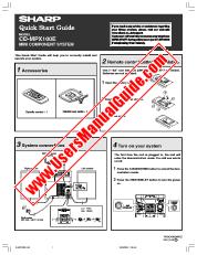 Ansicht CD-MPX100E pdf Bedienungsanleitung, Kurzanleitung, Englisch