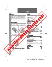 View CD-MPX100H pdf Operation Manual, Czech
