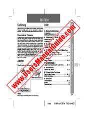 Voir CD-MPX100H pdf Manuel d'utilisation, extrait de la langue allemande