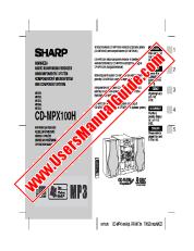 Voir CD-MPX100H pdf Manuel d'utilisation, extrait de la langue allemande