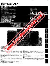 View CD/CP-S3460/H pdf Operation Manual, extract of language French