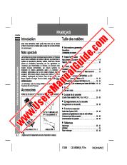Ansicht CD-SW300H pdf Bedienungsanleitung, Auszug aus Sprache Französisch