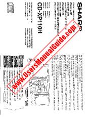 View CD-XP110H pdf Operation Manual, extract of language English