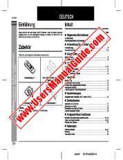 View CD-XP200H pdf Operation Manual, extract of language German
