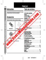 Vezi CD-XP200H pdf Manual de funcționare, extractul de limba franceză