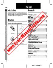 View CD-XP200H pdf Operation Manual, extract of language Italian