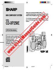 Ver CD-XP250E pdf Manual de Operación, Inglés