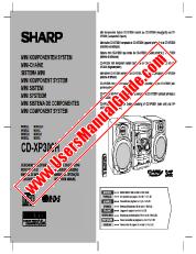 View CD-XP300H pdf Operation Manual, extract of languages German, French, Spanish and English