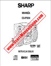 Voir CD-XP300H pdf Manuel d'utilisation, polonais
