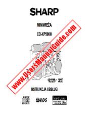 Ver CD-XP500H pdf Manual de operaciones, polaco