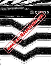 Vezi CE-125 pdf Manual de funcționare, extractul de limba germană