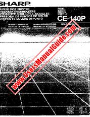 Ver CE-140P pdf Manual de operación, extracto de idioma alemán.