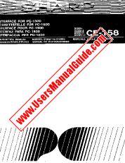 Vezi CE-158 pdf Manual de funcționare, extractul de limba engleză