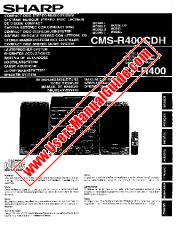 Vezi CMS/CP-R400/CDH pdf Manual de funcționare, extractul de limba franceză