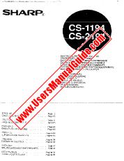 Ver CS-1194/2194 pdf Manual de operación, holandés