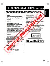 View DV-HR350S/300S pdf Operation Manual, extract of language German