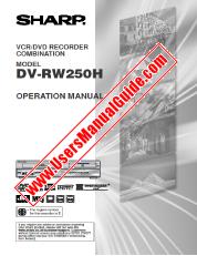 Ansicht DV-RW250H pdf Bedienungsanleitung, Englisch