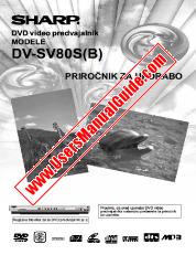 Voir DV-SV80S(B) pdf Manuel d'utilisation, la Slovénie