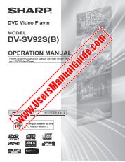 Ansicht DV-SV92S(B) pdf Bedienungsanleitung, Englisch