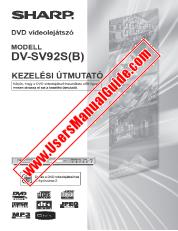 Ver DV-SV92S(B) pdf Manual de operaciones, húngaro