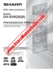 Ver DV-SV92S(B) pdf Manual de operaciones, eslovaco