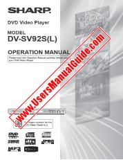Voir DV-SV92S(L) pdf Manuel d'utilisation, anglais