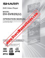 Ver DV-SV92S(U) pdf Manual de Operación, Inglés