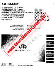 View DX-SX1/H/W pdf Operation Manual, extract of language German