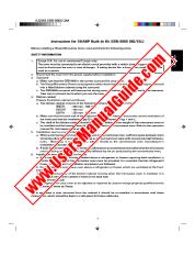 View EBR-9900 pdf Built-in Kit Instructions, English
