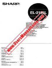 Ver EL-2195L pdf Manual de operación, holandés