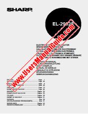 Voir EL-2902E pdf Manuel d'utilisation, extrait de la langue allemande