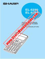 Ver EL-5230/5250 pdf Manual de Operación, Alemán