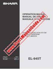 View EL-945T pdf Operation Manual, English Spanish Italian
