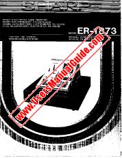 Ver ER-1873 pdf Manual de operaciones, extracto de idioma inglés.