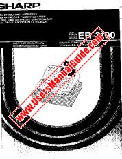 Ver ER-2100 pdf Manual de operaciones, extracto de idioma inglés.