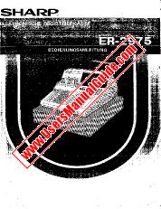 Visualizza ER-2975 pdf Manuale operativo, tedesco