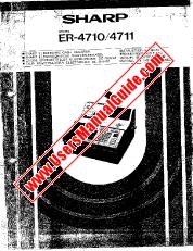 View ER-4710/4711 pdf Operation-Manual, extract of language German