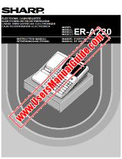 Vezi ER-A220 pdf Manual de funcționare, extractul de limba germană