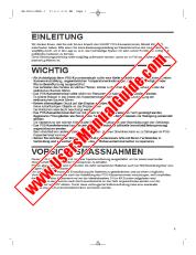 Vezi ER-A750 pdf Manual de utilizare, germană