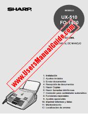 Ansicht FO-1460/UX-510 pdf Bedienungsanleitung, Spanisch